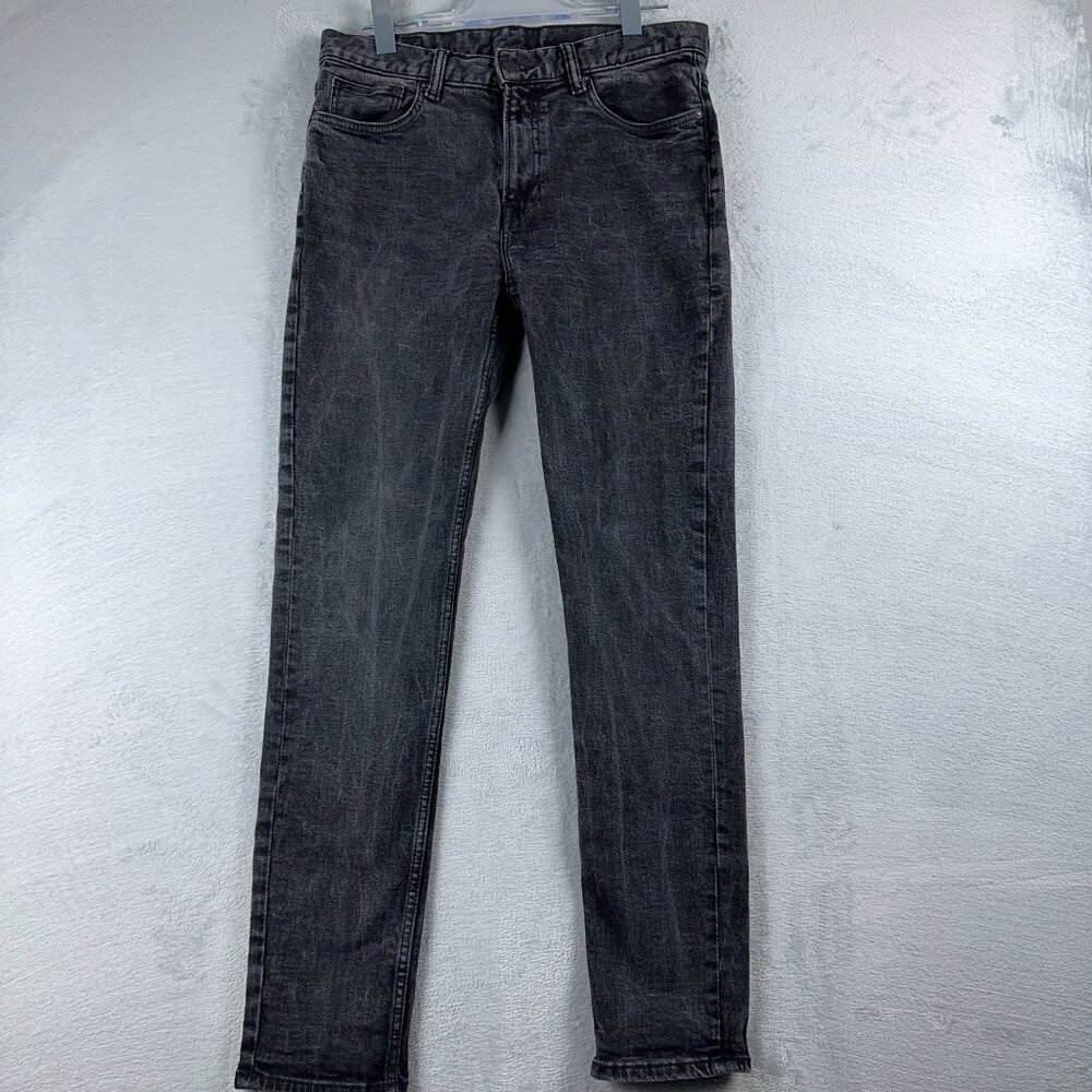 & Denim By H&M Slim Skinny Jeans Charcoal Wash Denim Womens Black Size 32